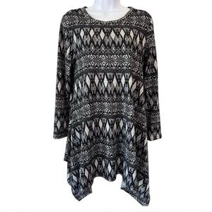 Emo Goth Grunge Cottagecore Orange Fashion Village Tribal Tunic Sweater